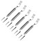 5Pcs 2 In 1 Watermelon Cutter Slicer Fork Stainless Steel Dual Head Watermelon Fruit Cutting Fork Knife For Summer